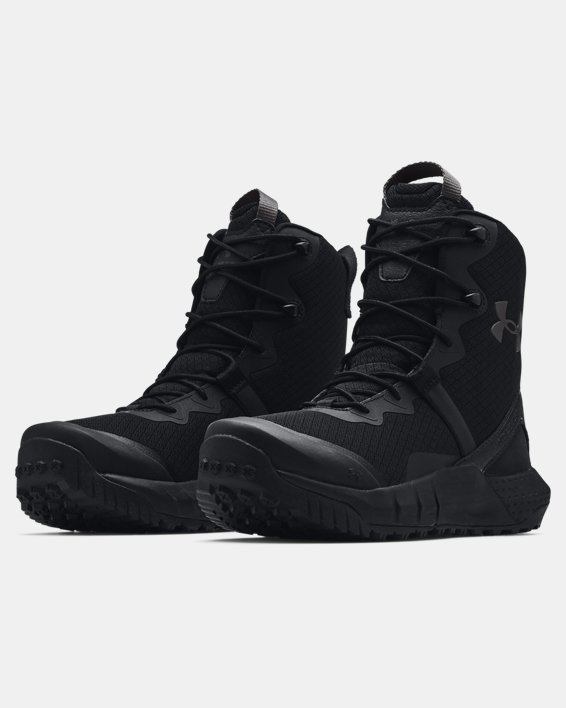 Women's UA Micro G® Valsetz Tactical Boots in Black image number 3